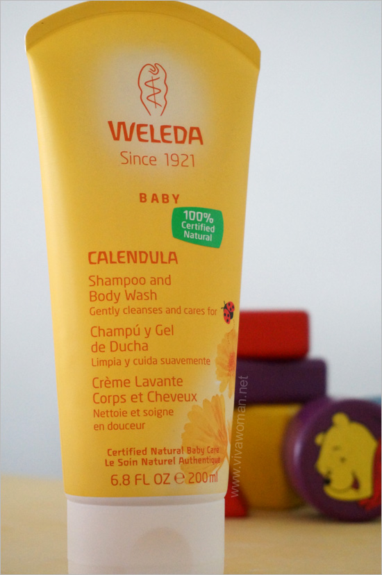 weleda calendula baby shampoo